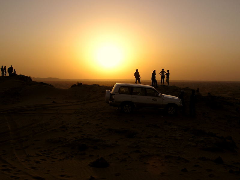 Sonnenuntergang in der Wüste