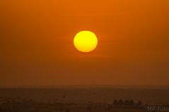 Sonnenuntergang in der Wüste