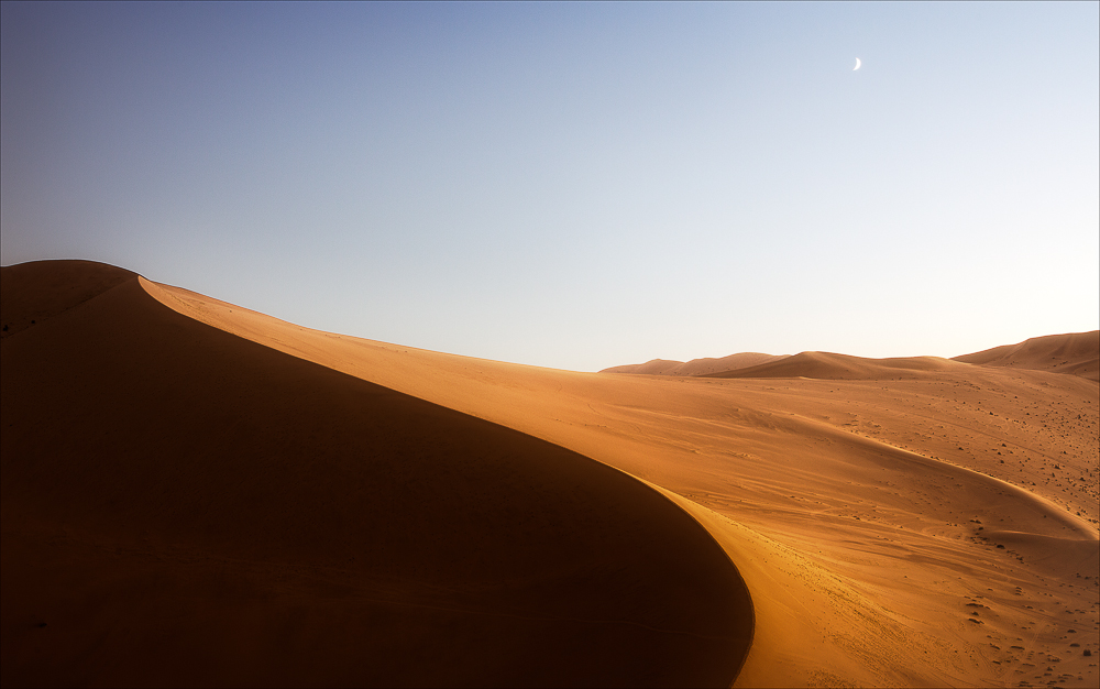 Sonnenuntergang in der Wueste Gobi