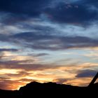 Sonnenuntergang in der Wüste Gobi