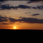 Sonnenuntergang in der Wüste Gobi