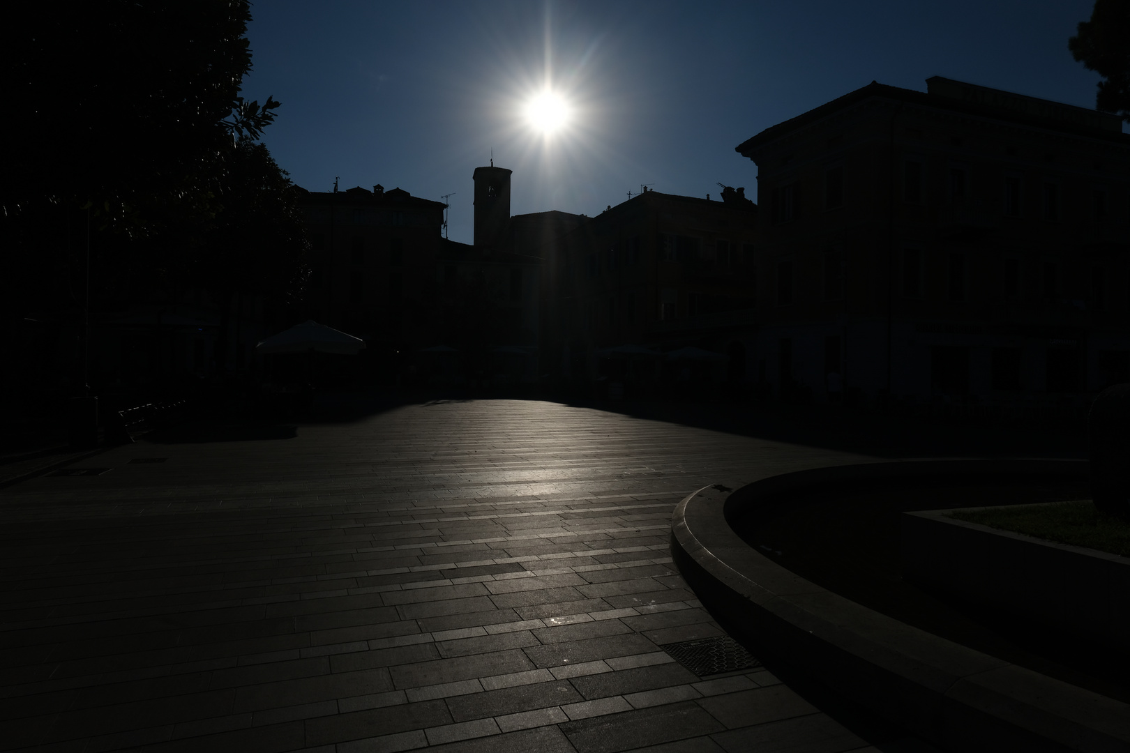 Sonnenuntergang in Desenzano am Gardasee