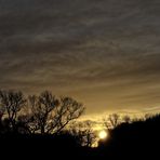 Sonnenuntergang in Dessau am 21. Dezember 2019 - Bild 2