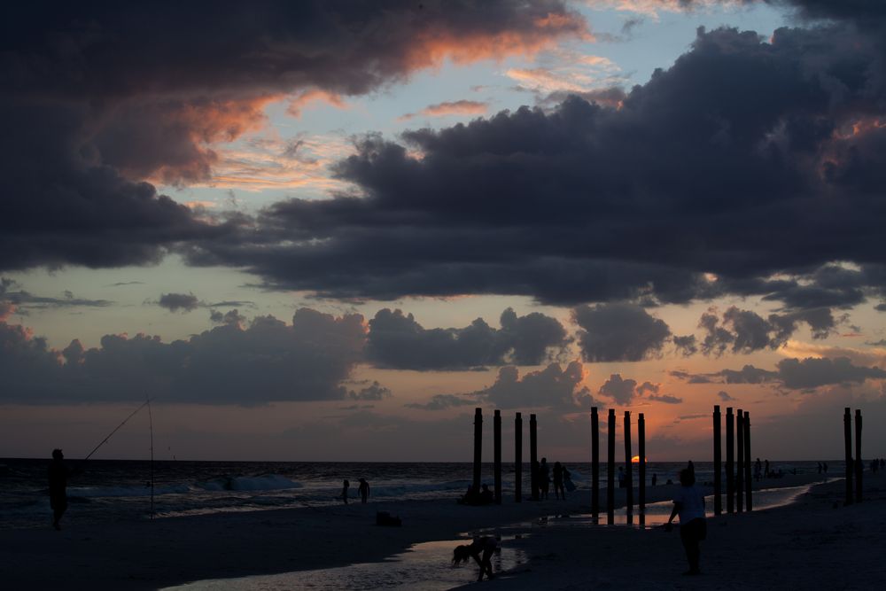 Sonnenuntergang in Destin, Fl