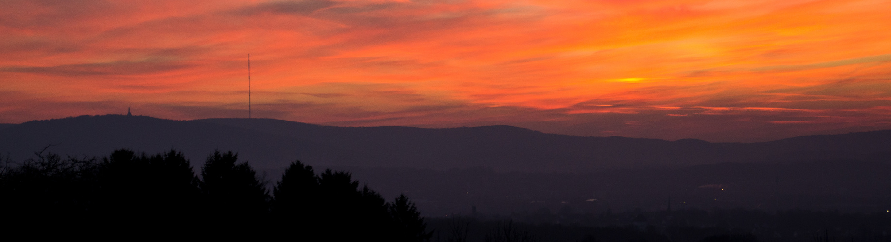  Sonnenuntergang in Detmold