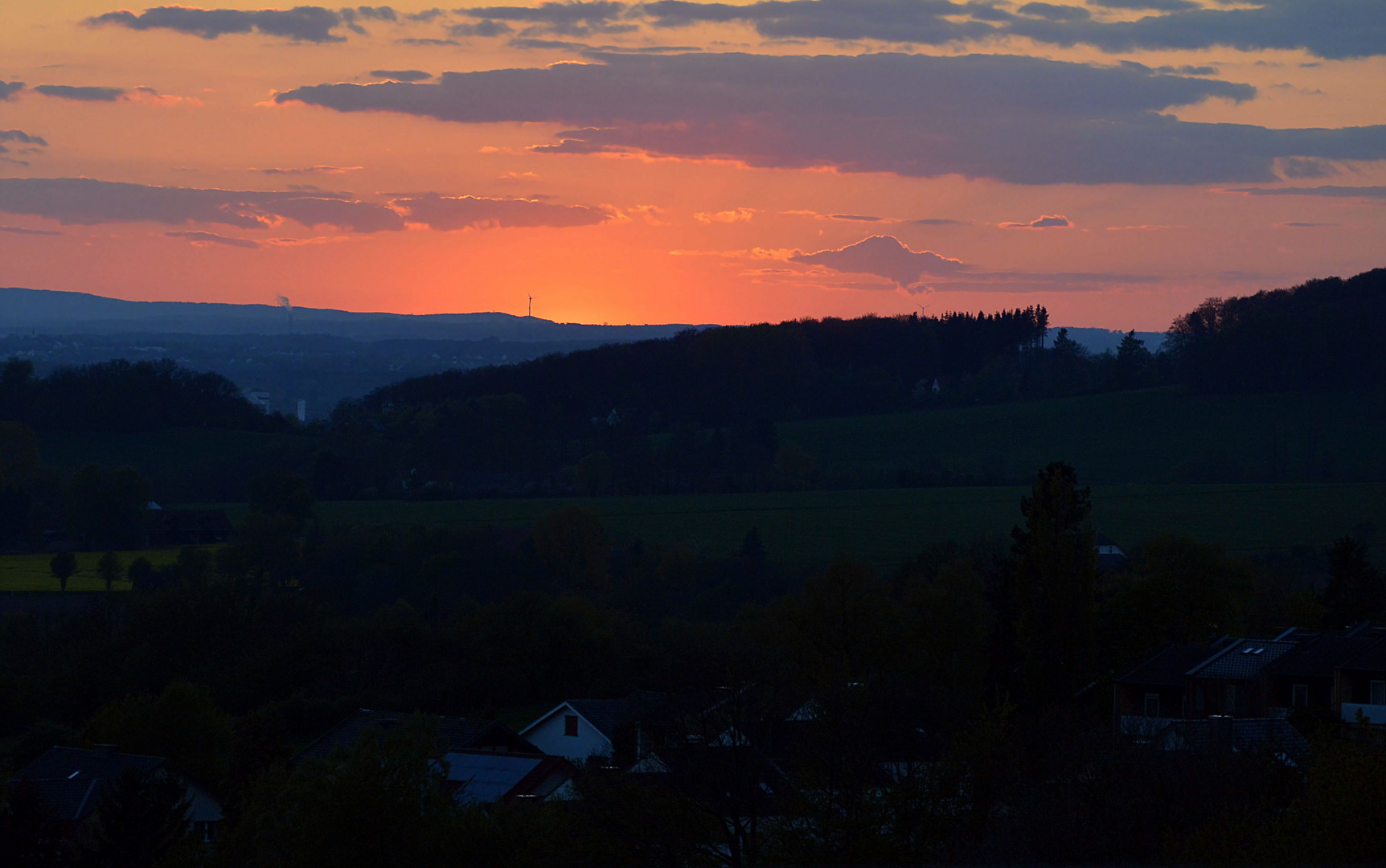 Sonnenuntergang in Detmold