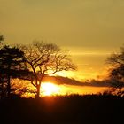 Sonnenuntergang in Deutschland