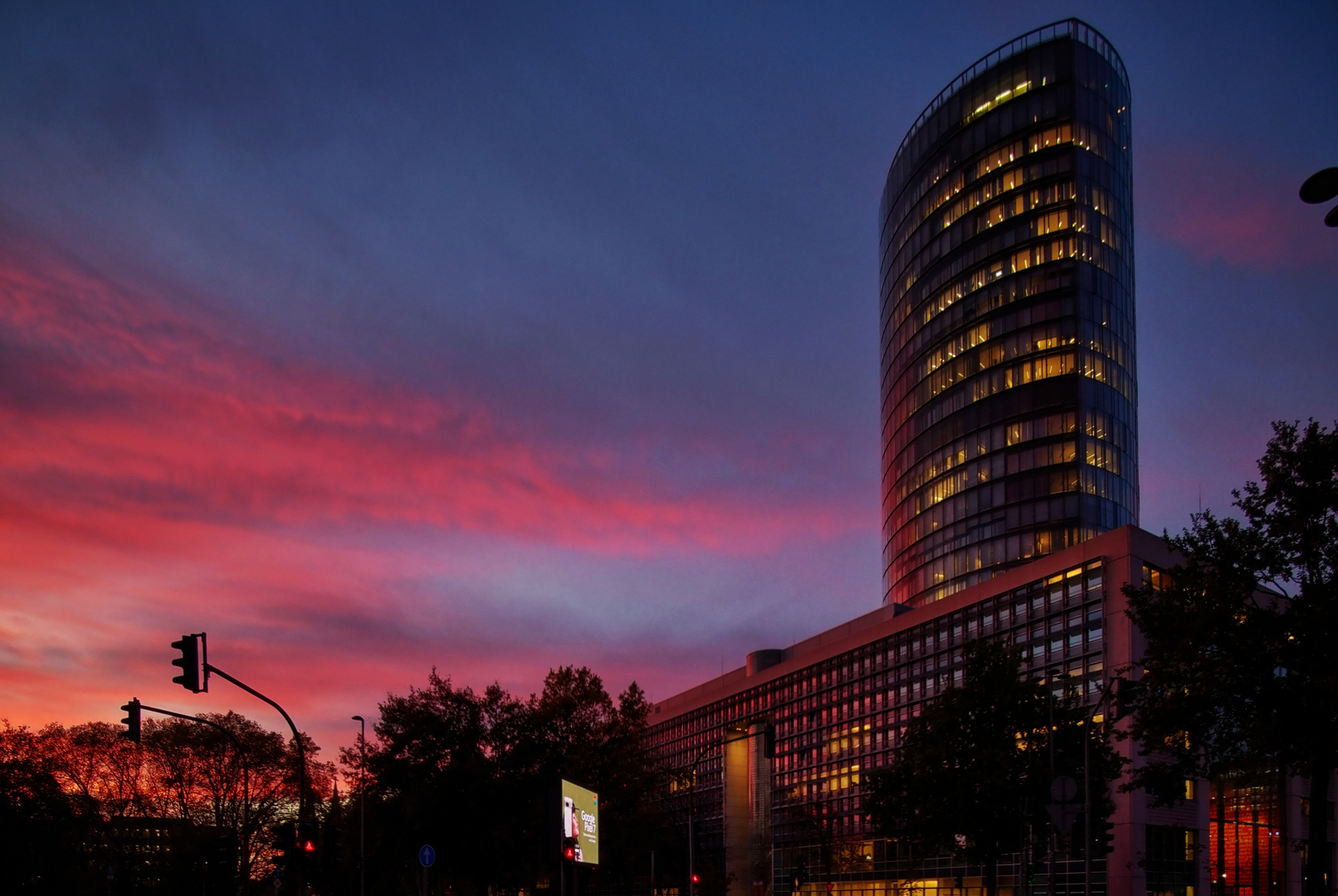 Sonnenuntergang in Deutz