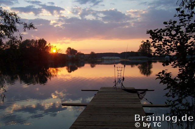 Sonnenuntergang in Dillingen