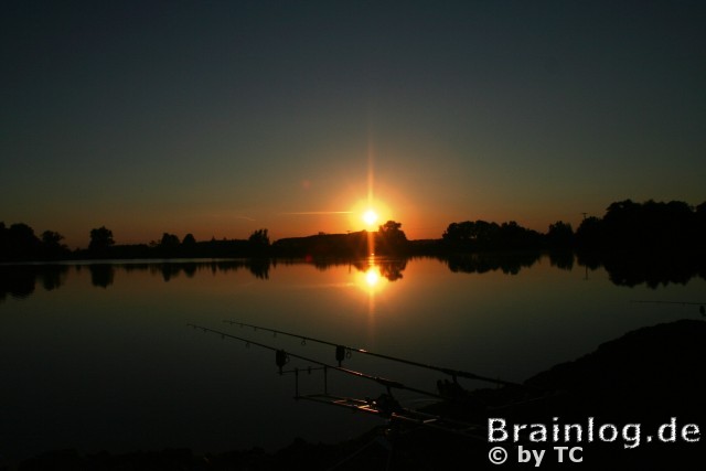 Sonnenuntergang in Dillingen an der Donau