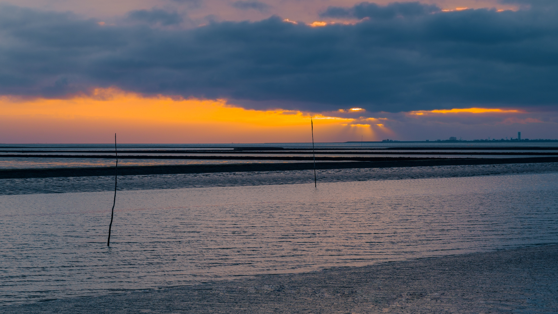 Sonnenuntergang in Dockkoog II