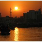 Sonnenuntergang in Doha, Qatar