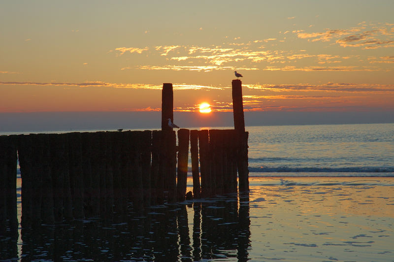 Sonnenuntergang in Domburg