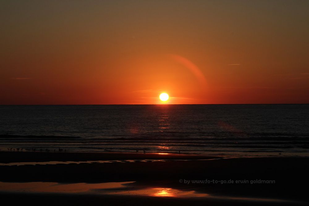 Sonnenuntergang in Domburg