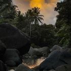 Sonnenuntergang in  Dominica