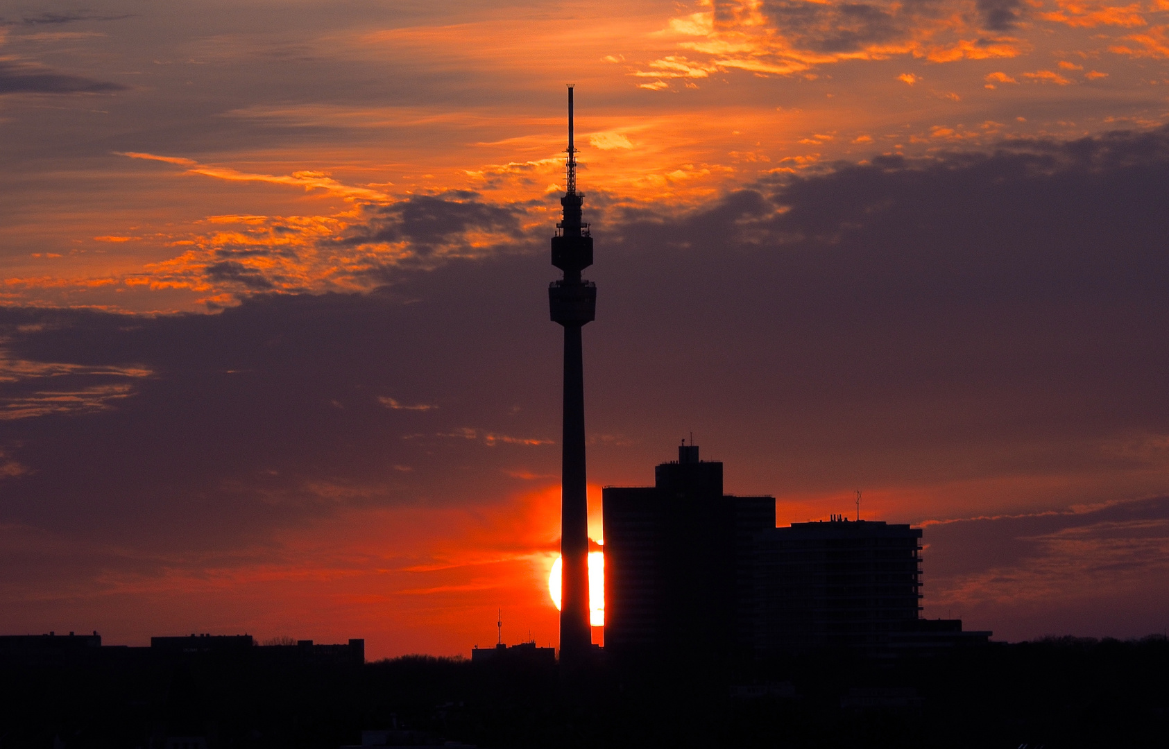 Sonnenuntergang in Dortmund