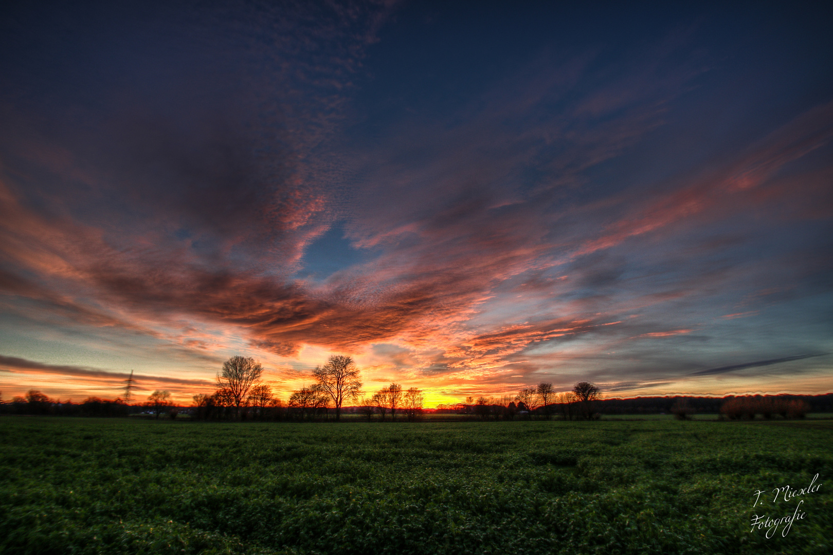 Sonnenuntergang in Dortmund