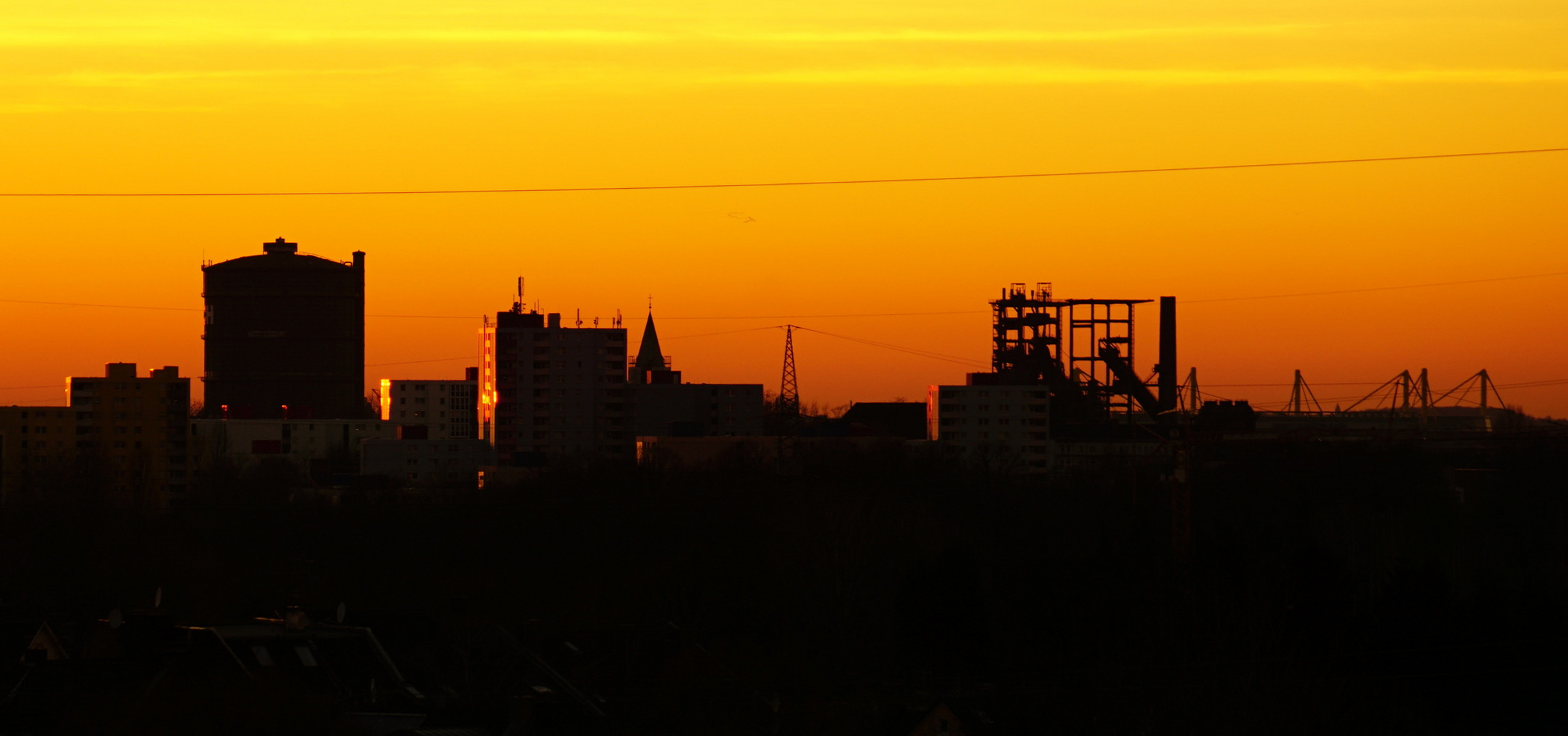 Sonnenuntergang in Dortmund
