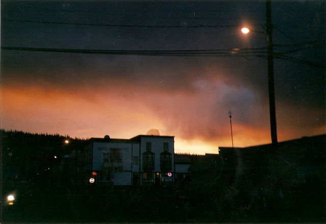 Sonnenuntergang in Dowson City von U.F.S. 