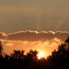 Sonnenuntergang in Dreieich