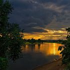 Sonnenuntergang in Dresden