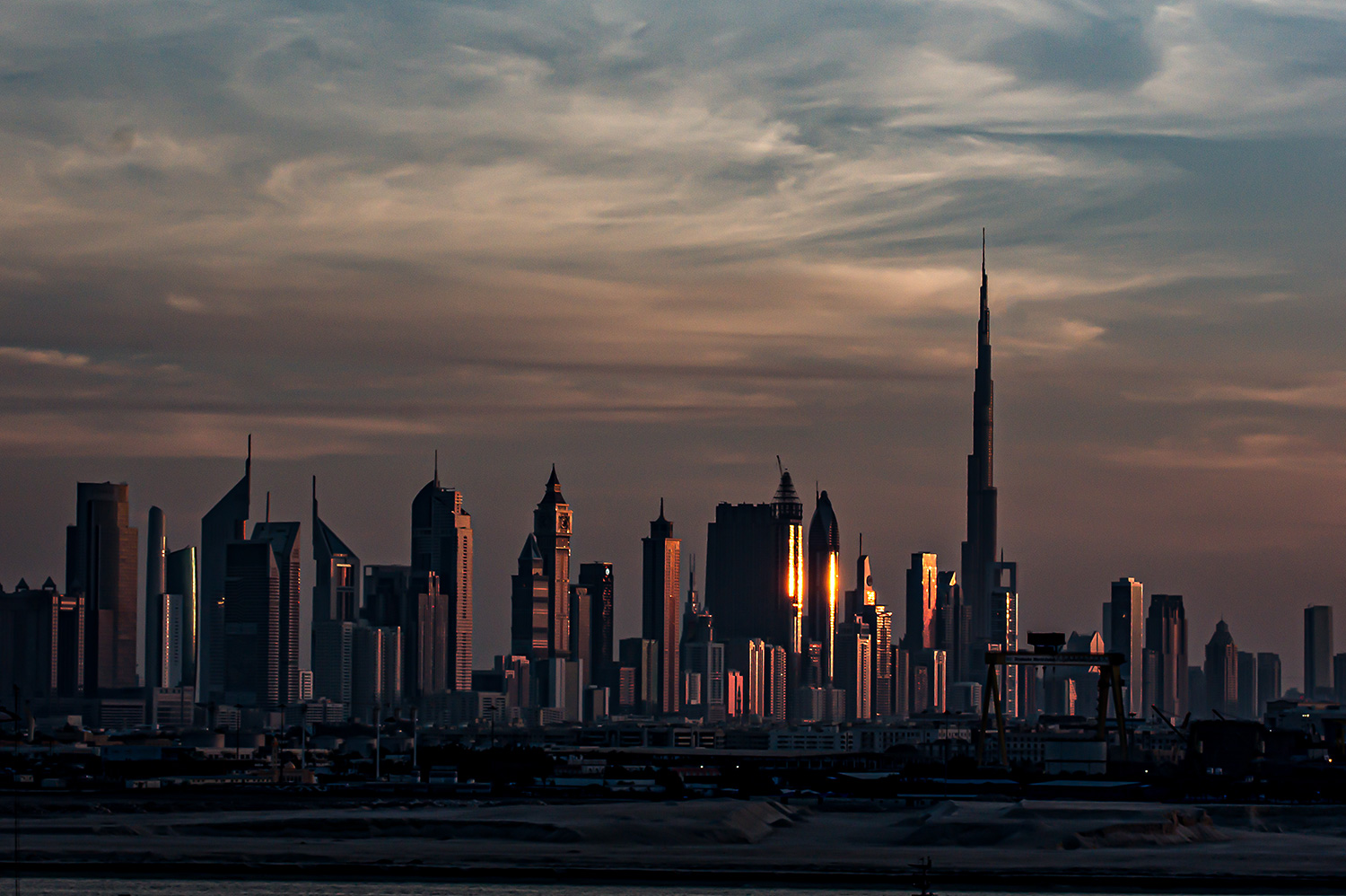 Sonnenuntergang in Dubai
