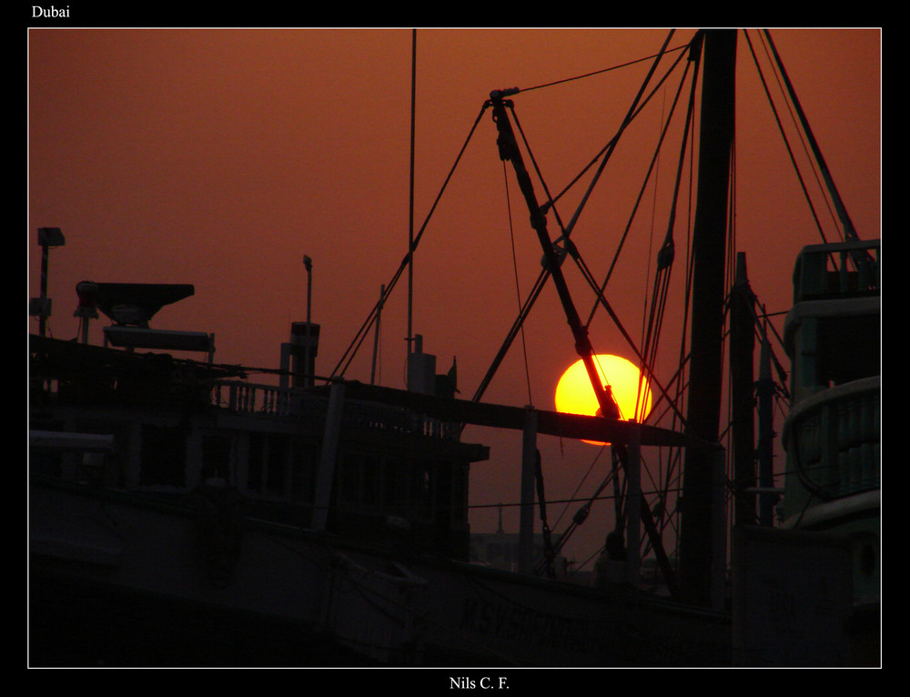 Sonnenuntergang in Dubai