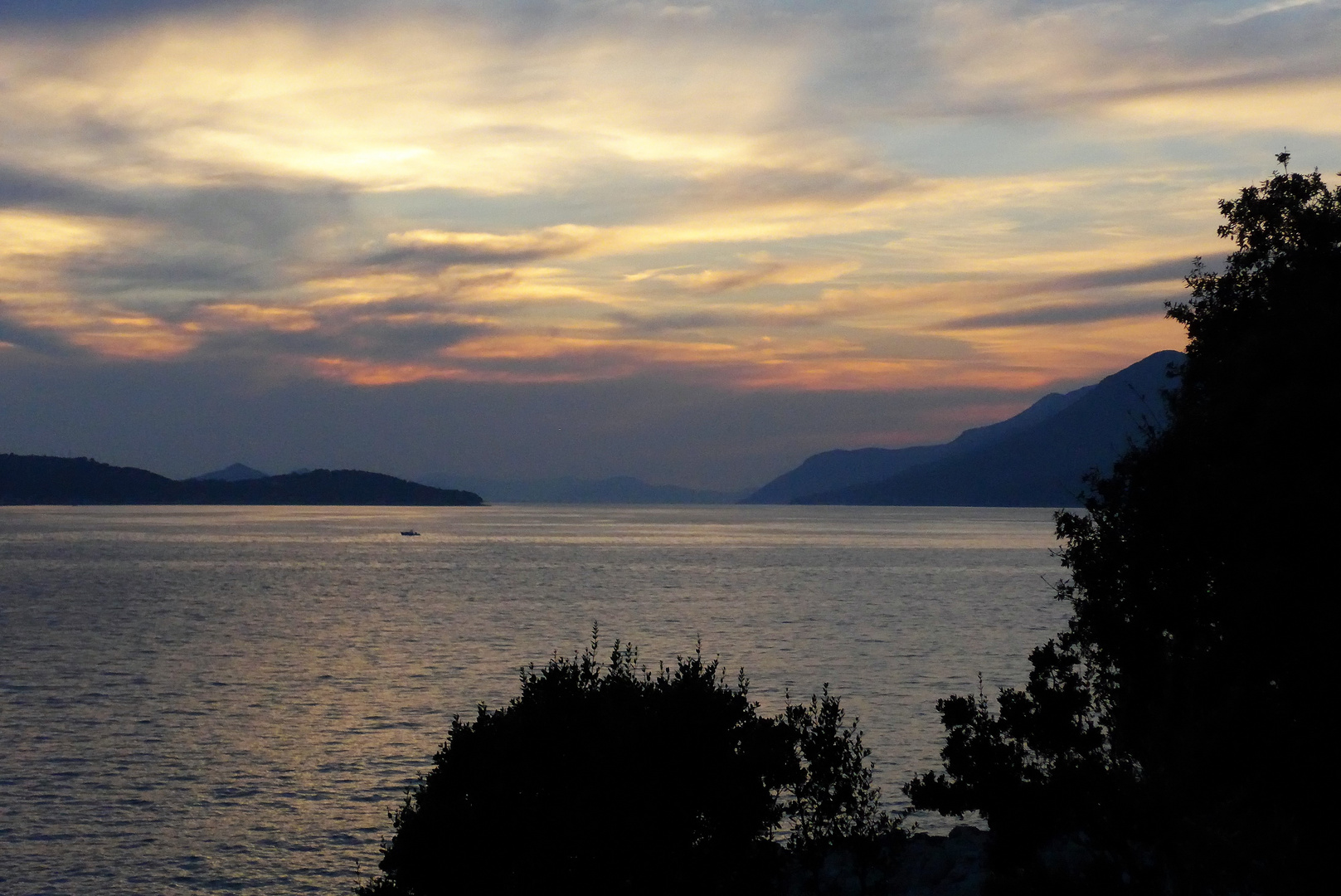 Sonnenuntergang in Dubrovnik, Kroatien 