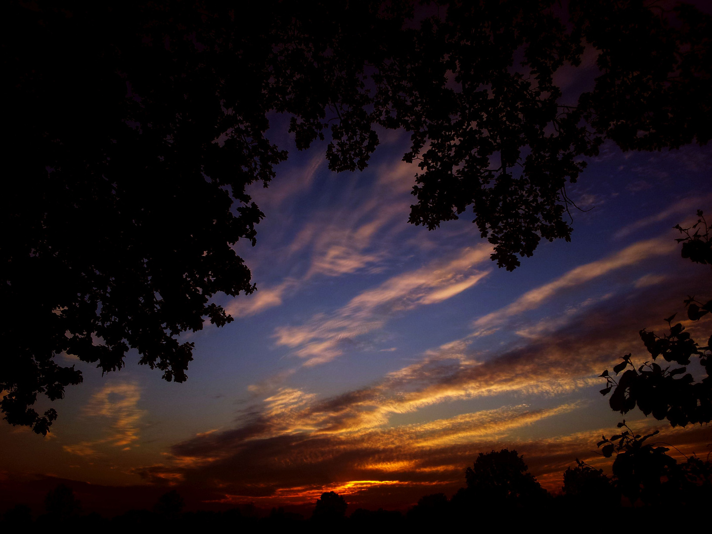 Sonnenuntergang in Dülmen 13.05.2015