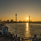 Sonnenuntergang in Düsseldorf