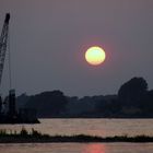 Sonnenuntergang in Düsseldorf