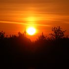 Sonnenuntergang in Düsseldorf