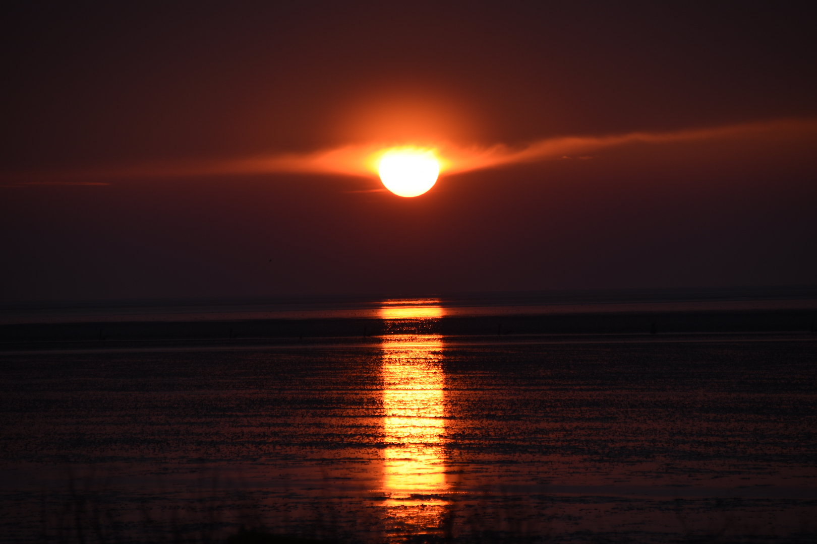 Sonnenuntergang in Duhnen