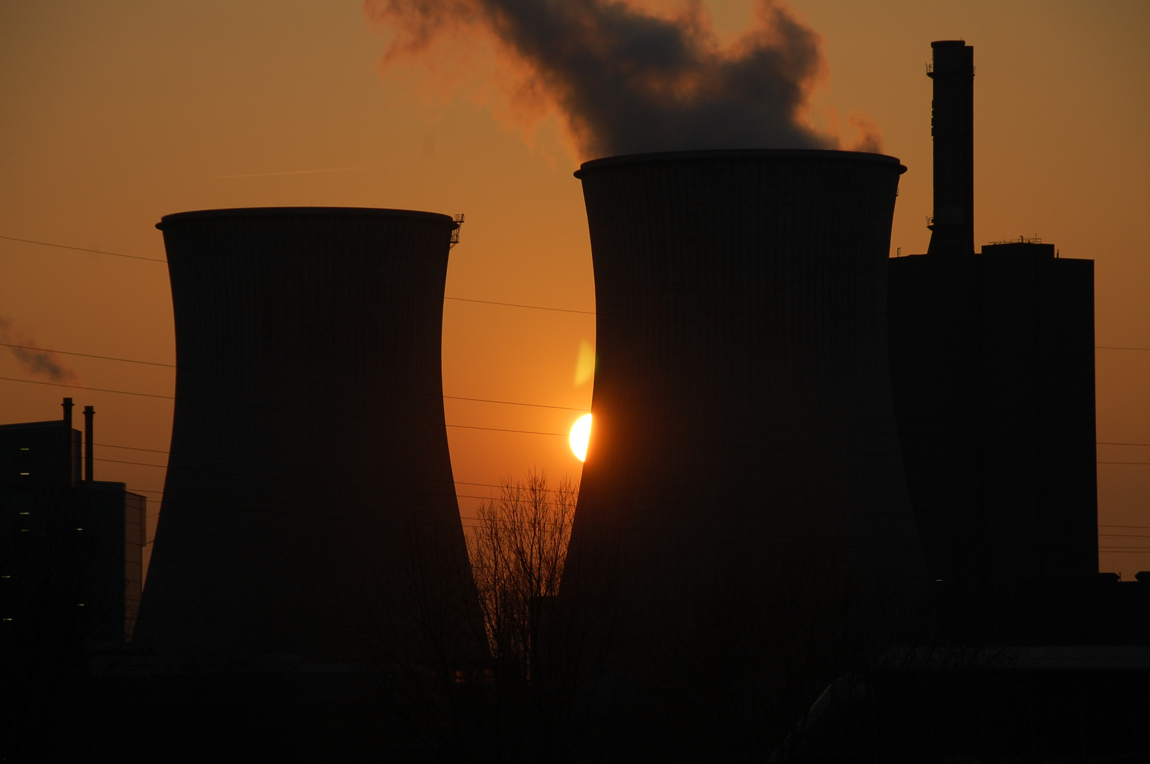 Sonnenuntergang in Duisburg