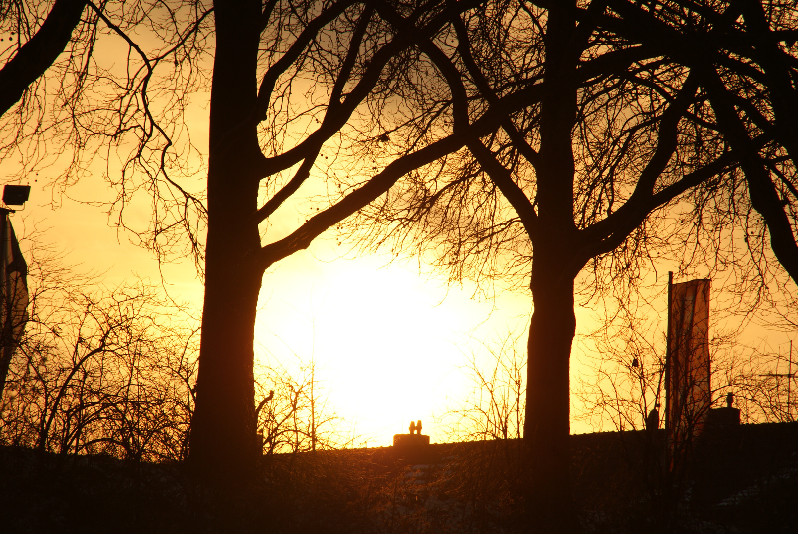 Sonnenuntergang in Duisburg !!