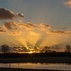 Sonnenuntergang in Duisburg