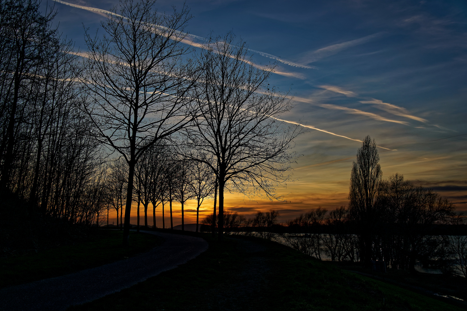 Sonnenuntergang in Duisburg