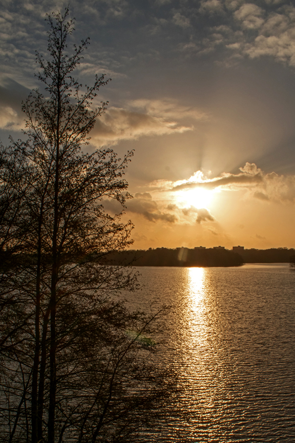 Sonnenuntergang in Duisburg