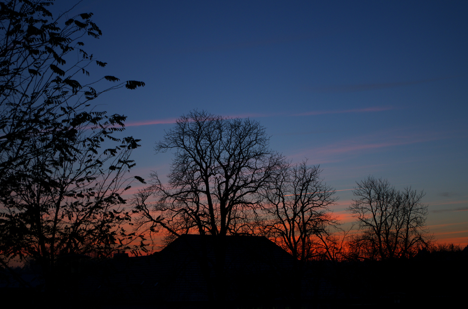 Sonnenuntergang in Dußlingen 2