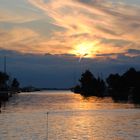 Sonnenuntergang in Echtenerbrug, NL