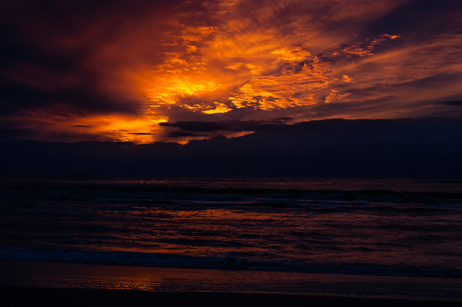 Sonnenuntergang in Egmond