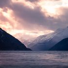 Sonnenuntergang in Eidfjord