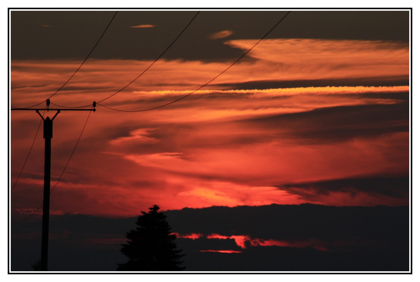 Sonnenuntergang in Eilhausen