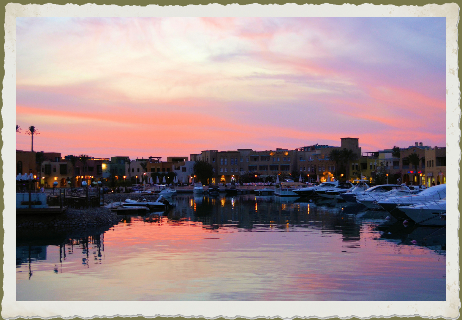 Sonnenuntergang in EL Gouna