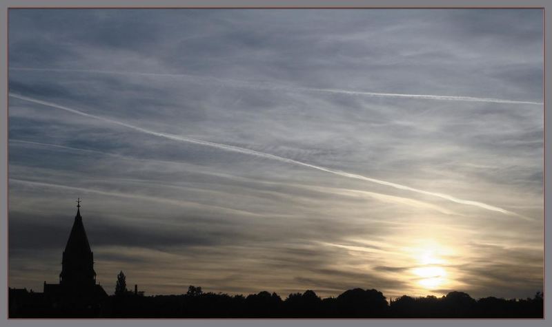 Sonnenuntergang in Elberfeld