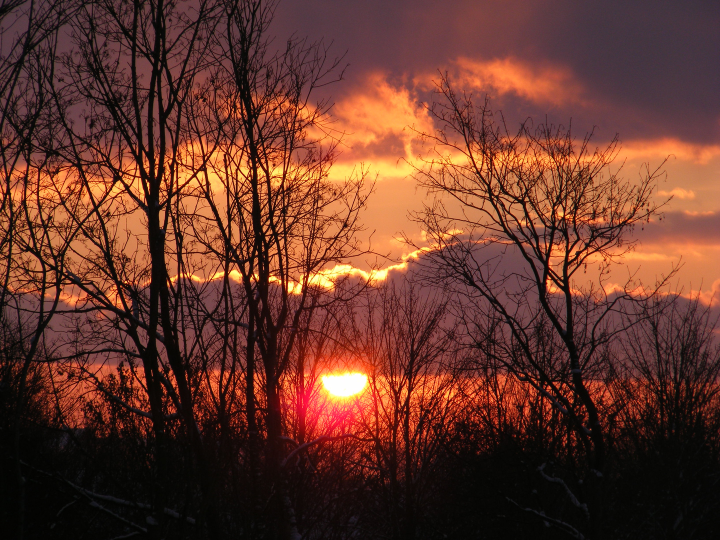 Sonnenuntergang in Emden