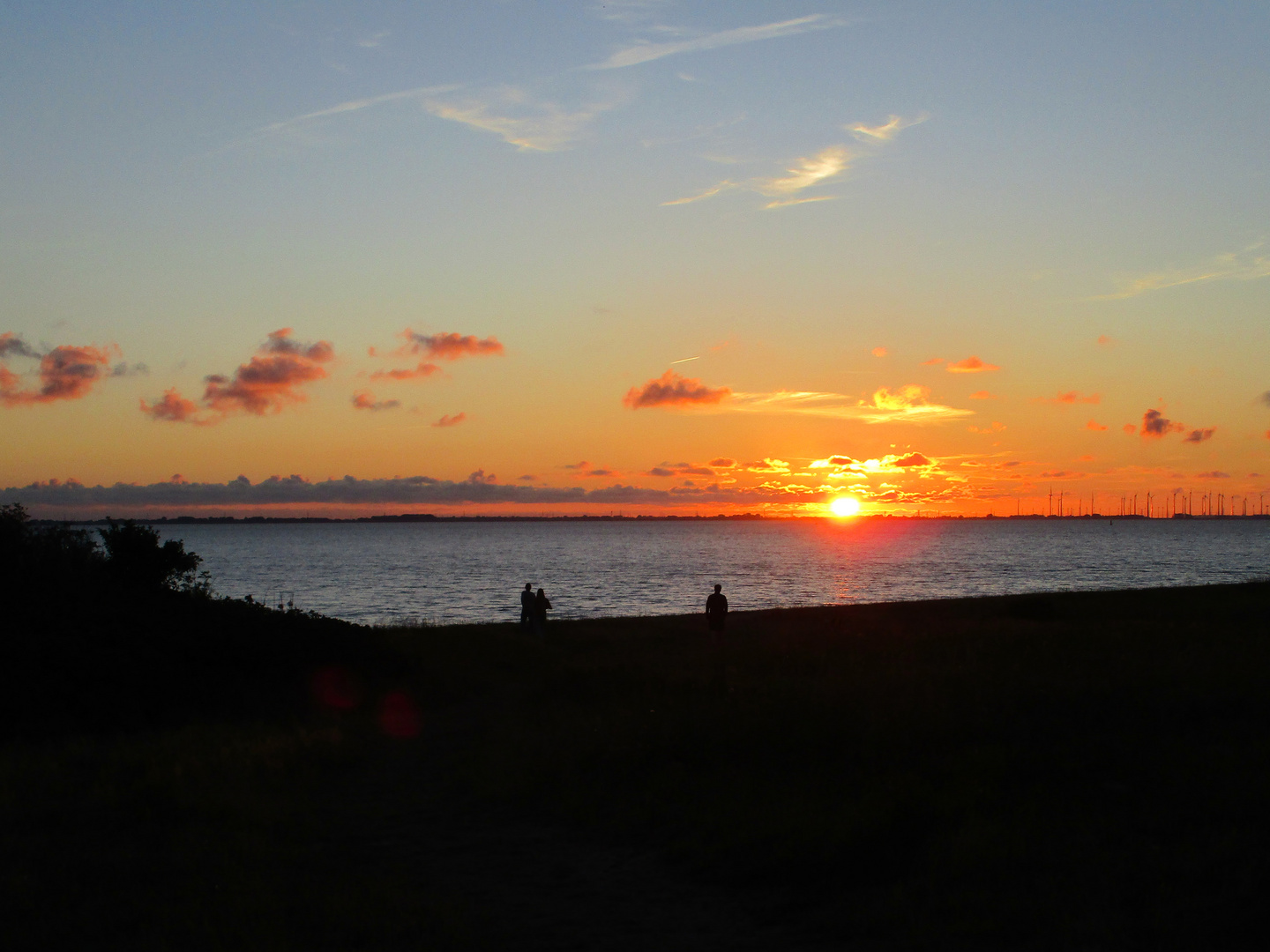 Sonnenuntergang in Emden