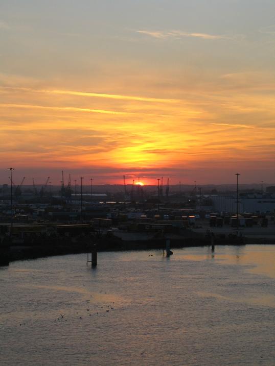 Sonnenuntergang in England