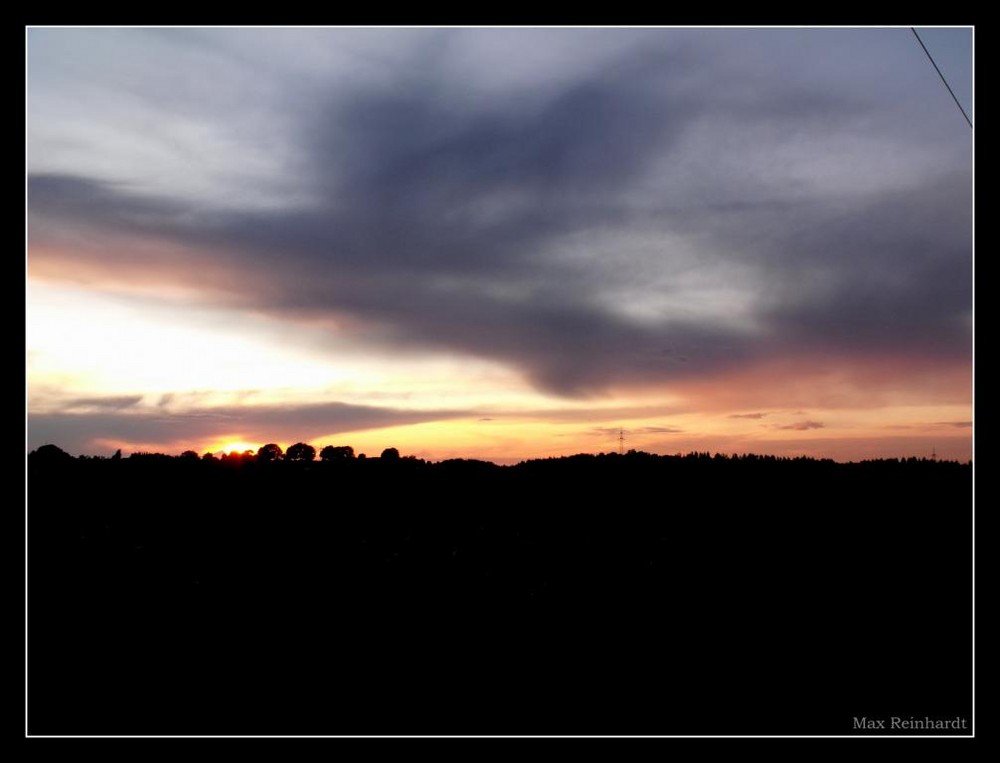 Sonnenuntergang in Ennepetal Rüggeberg (o.ä.)