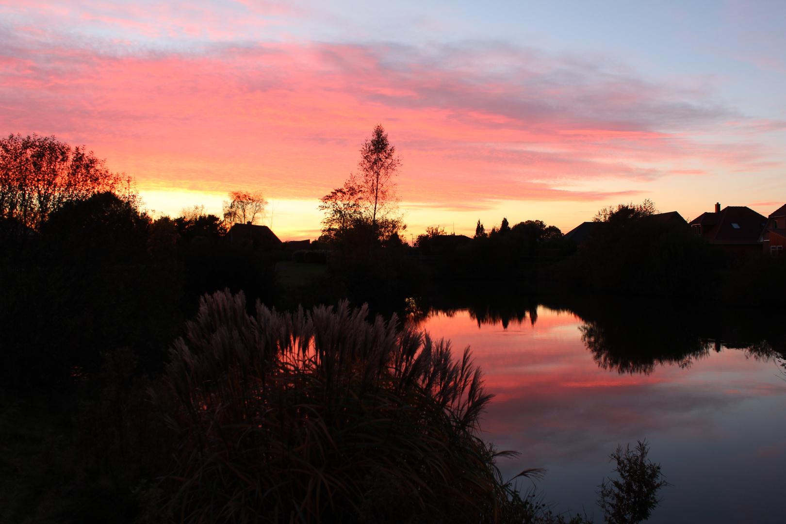 Sonnenuntergang in Esens